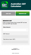 Australia GST Calculator screenshot 2