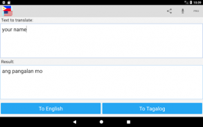 Tagalog English Translator screenshot 8