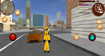Wolveine Stickman Rope Hero Miami Mafia Simulator screenshot 3