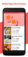 Hard Boiled Egg Diet Recipes : Boil Egg Diet App screenshot 1