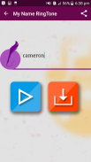 My name ringtone maker screenshot 1