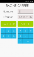 calculateur de racine carrée screenshot 2