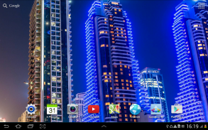 Dubai Night Live Wallpaper screenshot 0