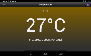 Temperature screenshot 3