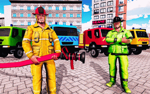 Idle Firefighter Truck Game:Fire Emergency Manager screenshot 4