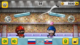 🏒 паппет хоккей с шайбой: голова пруда 🏆 screenshot 3