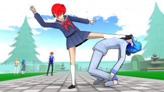 Anime Games 3d - Yandere Girl simulator Life screenshot 0