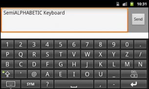 Fast SemiAlphabetical Keyboard screenshot 5