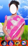 Kids Saree Photo Suit / Editor screenshot 2