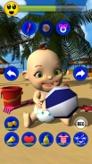 saya bayi: Babsy di Pantai 3D screenshot 7
