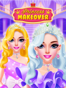Pink Princess Makeover & Dress Up : MakeUp Salon screenshot 0