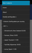 Earthquakes RSS Report screenshot 2