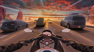 Coureur moto - course de moto screenshot 1