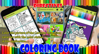 Directives Of Cartoon Animation Coloring Book screenshot 2