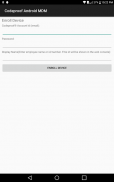 Codeproof MDM for Android screenshot 1