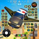 Flying Police Car Driving Game