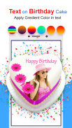 Photo on Birthday Cake, Photo Editor & Video Maker screenshot 1