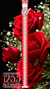 Rose Theme Zipper Lock Screen screenshot 7