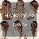 Hair Style app Step-by-Step Icon