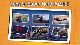 Jigsaw SuperHero Puzzle screenshot 0