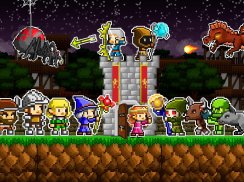 Mini guardians: castle defense (ย้อนยุคเกม RPG) screenshot 1