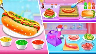 Hot Dog Criador de rua Jogos de Alimentos screenshot 12
