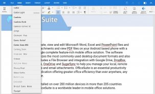 OfficeSuite Font Package screenshot 5