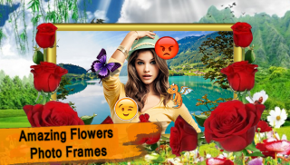 RED Roses Flower Photo Frames 2018 screenshot 0