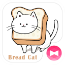 Cute Wallpaper Bread Cat Theme Icon