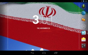 Iran Flag Live Wallpaper screenshot 1