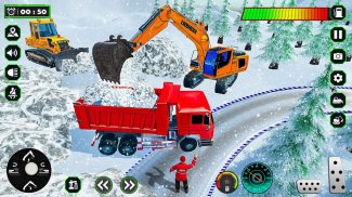 Excavadora de nieve real screenshot 5
