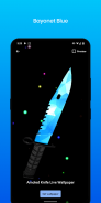 Amoled Knives 3D LWP - Karambits and Bayonets screenshot 5