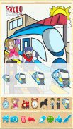 Jogo de trem: colorir screenshot 3