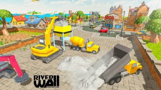 River Border Wall Construction Game 2020 screenshot 1