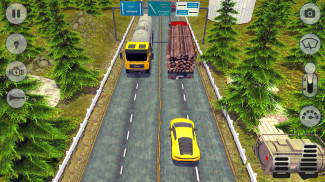 In Truck Driving Highway Race Simulator screenshot 1