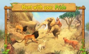 Lion Family  Sim Online Heben Sie Ihren Löwen Pack screenshot 1