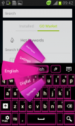 Pink Neon Keypad Free screenshot 2