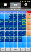 Hebrew events calendar screenshot 4