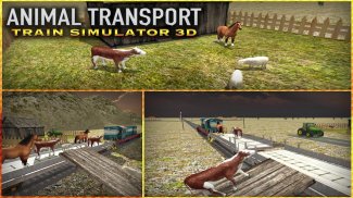 Animal Transport Train Sim 3D screenshot 11