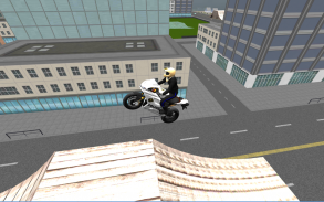 polícia 3D moto de condução screenshot 13