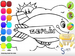 zeplin libro para colorear screenshot 13