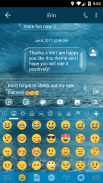 SMS Messages Bubble Rain Theme screenshot 5