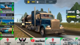 Truck Simulator Europe 2 Free screenshot 0