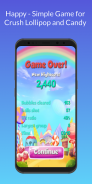 Happy bubble shoot - lollipops Puzzle Game screenshot 2