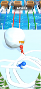 Snow Race 3D: Ice Bridge Run screenshot 0