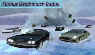 غاضب الموت سباق السيارات الثلوج معركة سيارات معركة screenshot 2