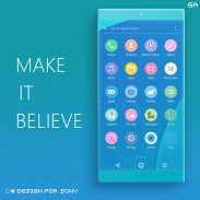 Theme XPERIA ON™ | Be Blue - 🎨Design For SONY screenshot 6