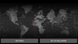 Black Map Live Wallpaper screenshot 5