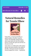 Natural Remedies For Tennis Elbow screenshot 3