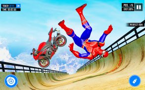 Superhero Games-Bike Mega Ramp screenshot 5